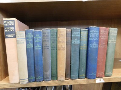 Lot 112 - STEPHEN LEACOCK: 13 Titles: NONSENSE NOVELS,...