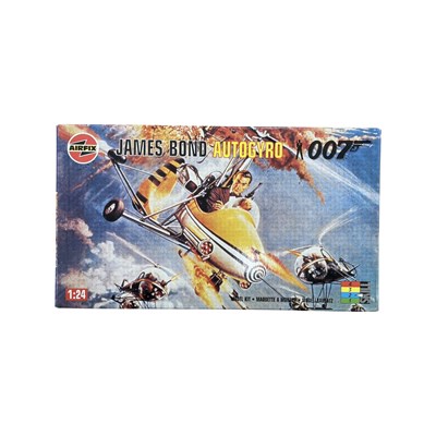 Lot 55 - A boxed James Bond Autogyro Airfix building...