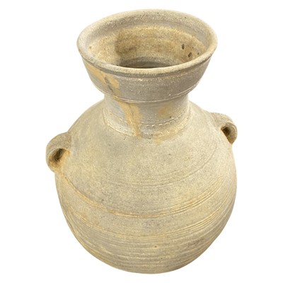 Lot 331 - A Roman terracotta wine amphora of ribbed form,...