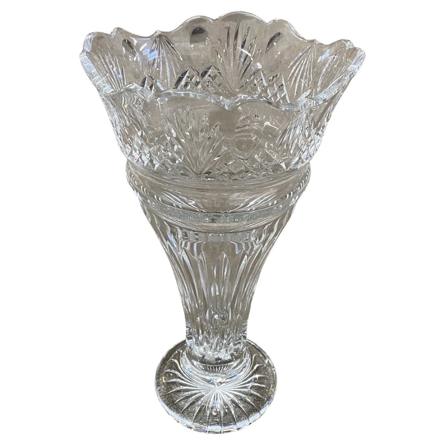 Lot 343 - Waterford Designers Gallery Princess vase by...