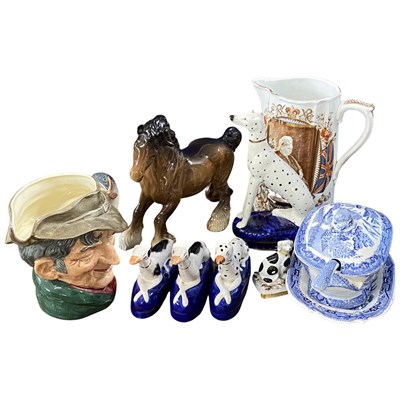 Lot 376 - Group of ceramic items including a Beswick...