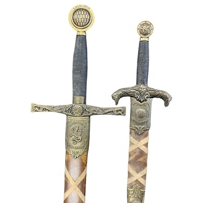 Lot 390 - A replica of King Arthur's sword Excaliber...