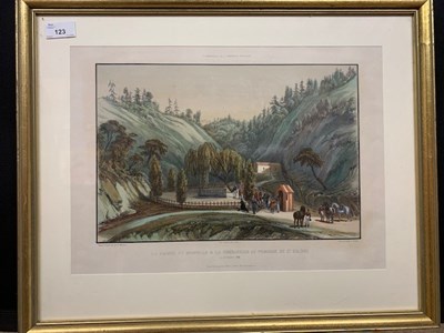 Lot 123 - Hand Coloured Lithograph, "The Tomb of...