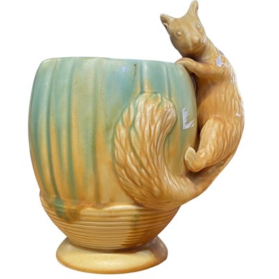 Lot 473 - A Wilton squirrel jug with squirrel handle