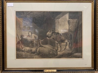 Lot 116 - Bell, after George Morland, pari of mexxotint...