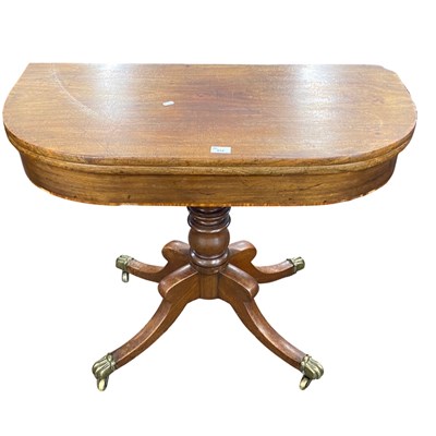 Lot 534 - A 19th Century mahogany pedestal tea table...