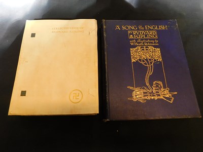 Lot 94 - RUDYARD KIPLING: 2 Titles: COLLECTED VERSE OF...