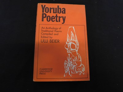 Lot 194 - ULLI BEIER (Ed): YORUBA POETRY AN ANTHOLOGY OF...