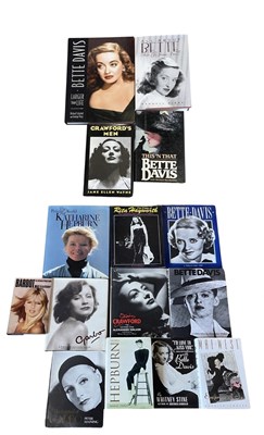 Lot 21 - A quantity of leading lady film star books, to...