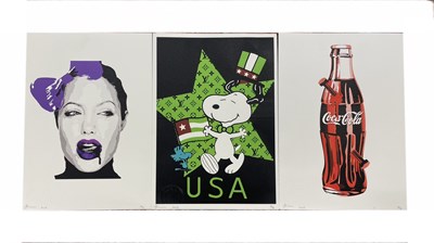 Lot 304 - A trio of DEATH NYC A4 limited edition art...