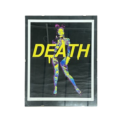 Lot 302 - A DEATH NYC A3 limited edition Kate Moss art...