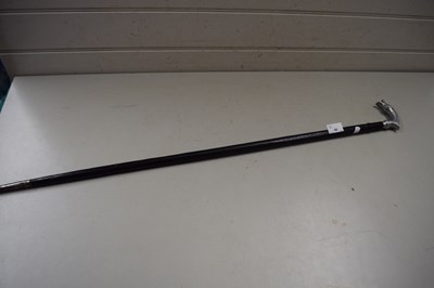 Lot 46 - Vintage sword stick with dolphin head handle