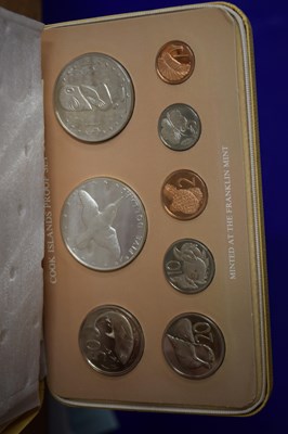 Lot 94 - Franklin Mint cased proof set of Cook Island...