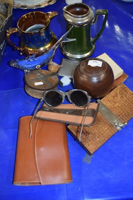 Lot 121 - Mixed Lot: Cased gents vanity set, wooden...