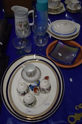 Lot 127 - Mixed Lot: Meat plates, various drinking...