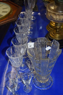 Lot 143 - Quantity of assorted modern drinking glasses,...