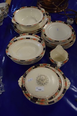 Lot 153 - Quantity of Berwick pattern dinner wares