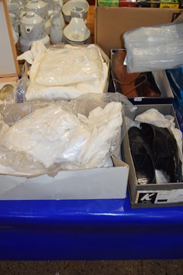 Lot 180 - Two boxes of vintage thermal vests and two...