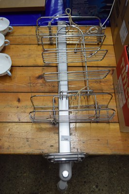 Lot 190 - Metal bathroom shelf rack