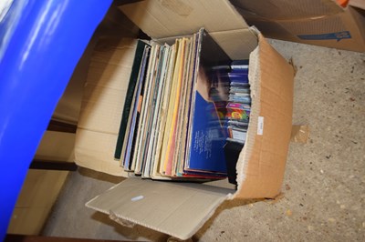 Lot 205 - Box of various records and CD's