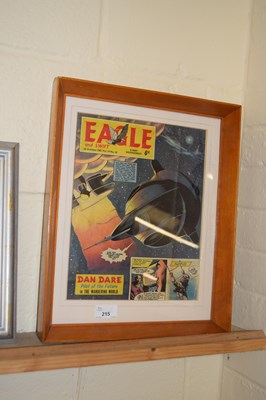 Lot 215 - Framed front cover of Eagle and Swift comic...