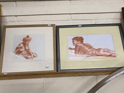 Lot 223 - B Aitchison pair of studies nudes