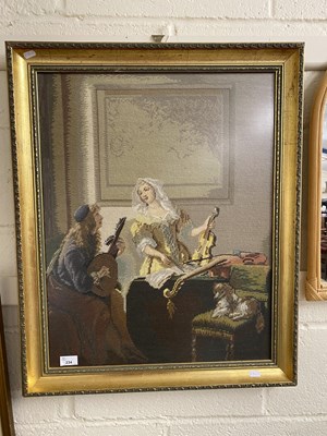 Lot 234 - Gilt framed tapestry picture