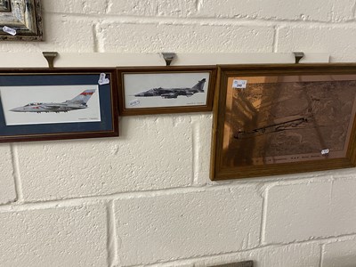 Lot 240 - Aircraft Interest - A copper picture of a VC10...