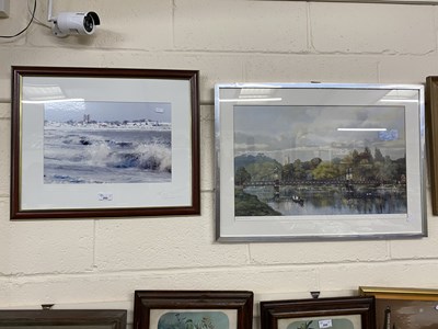 Lot 260 - Derich Bown, limited edition print, bridge...