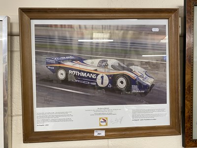 Lot 261 - Motor Racing Interest - Coloured print Best of...