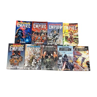 Lot 109 - A collection of Star Wars graphic novels from...