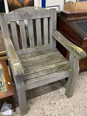 Lot 292 - Wooden garden chair