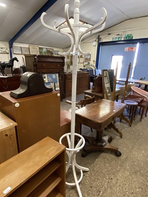 Lot 301 - Modern white painted bent wood coat stand