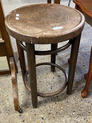 Lot 304 - Small bent wood and plywood stool