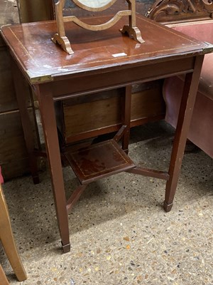 Lot 335 - An Edwardian two tier occasional table with...