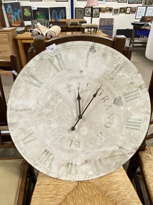 Lot 340 - Modern Hotel Paris wall clock with battery...