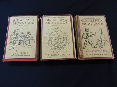 Lot 219 - SIR ALFRED MUNNINGS: AN ARTISTS LIFE - THE...