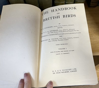 Lot 138 - Handbook of British Birds by Witherby,...