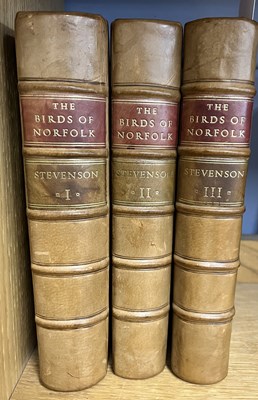 Lot 146 - Stevenson - The Birds of Norfolk, 3 Vols -...