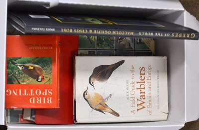 Lot 381 - Box containing various bird books including...