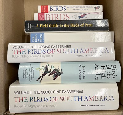 Lot 160 - Box containing various titles, Birds of South...
