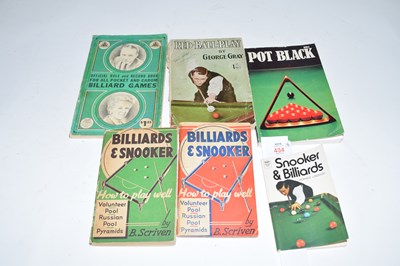 Lot 434 - SCRIVEN: BILLIARDS AND SNOOKER, HOW TO PLAY...