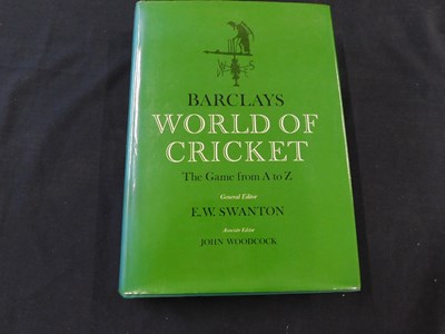 Lot 222 - E W SWANTON (Ed): BARCLAY'S WORLD OF CRICKET,...