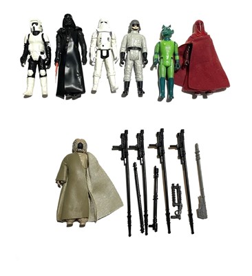 Lot 127 - A collection of 1970/80s Star Wars figures by...