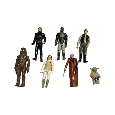 Lot 135 - A collection of 1970/80s Star Wars figures by...