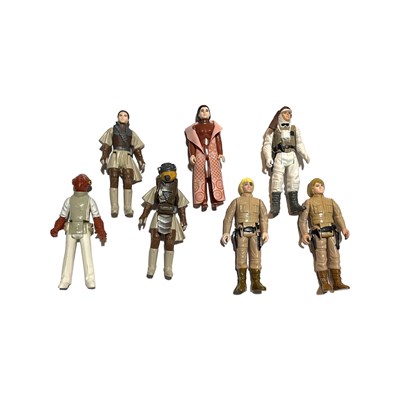 Lot 136 - A collection of 1980s Star Wars figures by...