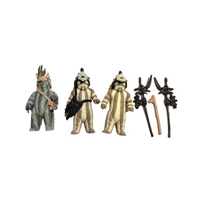 Lot 138 - A collection of 1980s Star Wars Ewok figures...