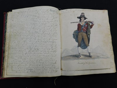 Lot 299 - A LATE GEORGIAN MANUSCRIPT TRAVELOGUE by an...