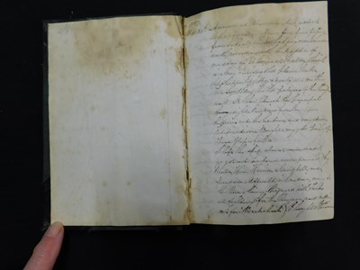 Lot 299 - A LATE GEORGIAN MANUSCRIPT TRAVELOGUE by an...