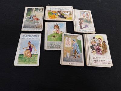 Lot 327 - Packet - 110 Donald McGill comic picture...